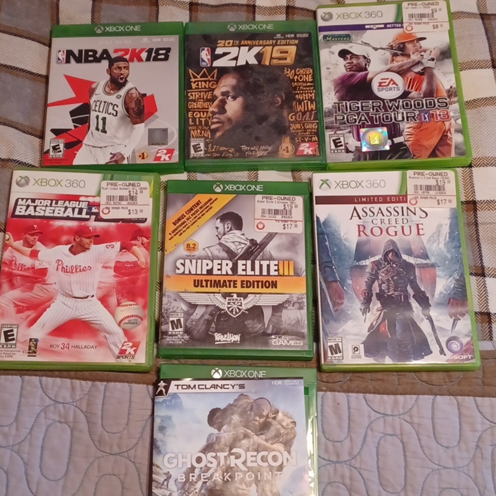 Used Xbox 360 & Xbox 1 games